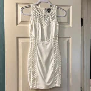 Cream cocktail dress, great for bachelorettes